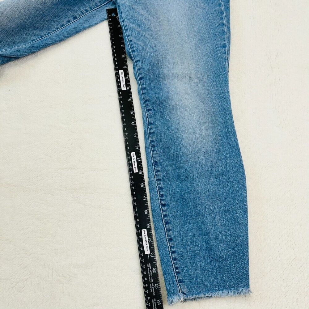 Lucky Brand Straight Ankle Crop Jeans 8/29 Mid Rise Dark Wash Denim - Picture 7 of 16